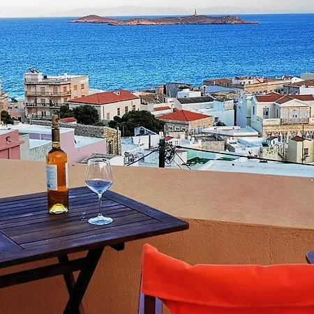 Kalypso's In Hermoupolis Rooftop With Seaview Apartmán *