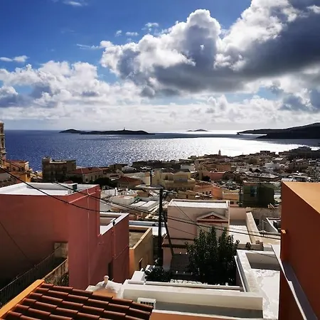 Kalypso's In Hermoupolis Rooftop With Seaview *