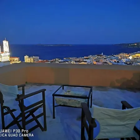 Kalypso's In Hermoupolis Rooftop With Seaview *