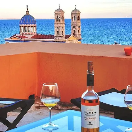 Kalypso's In Hermoupolis Rooftop With Seaview *