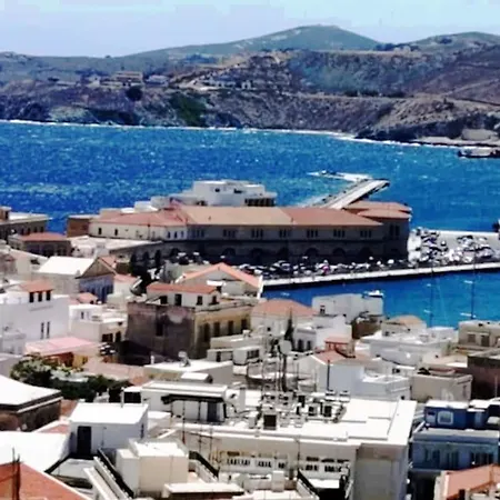 Apartmán Kalypso's In Hermoupolis Rooftop With Seaview