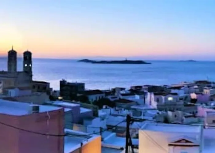 Kalypso's In Hermoupolis Rooftop With Seaview Ermoupoli