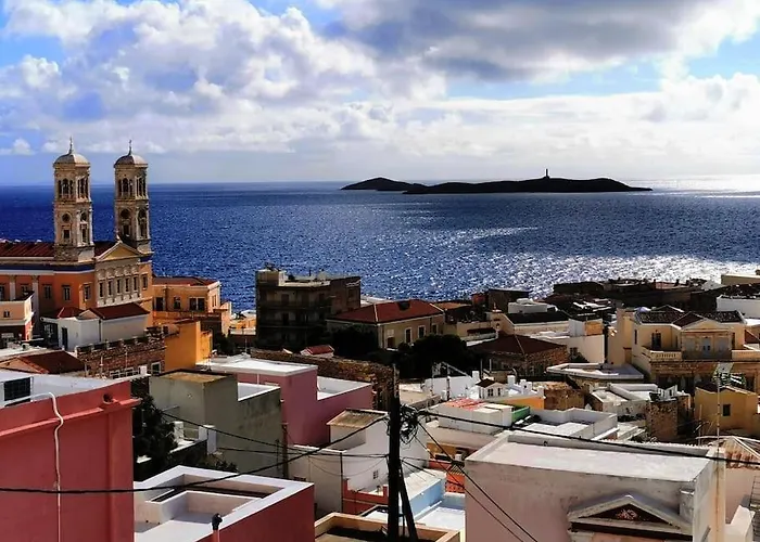 Kalypso's In Hermoupolis Rooftop With Seaview